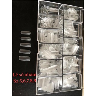 Móng up lẻ size , Móng úp HSM nhám lẻ size, 500 móng