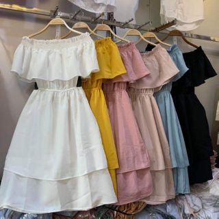 VÁY TRỄ VAI TIỂU THƯ