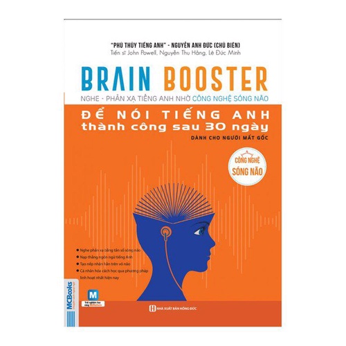 Sách - Brain Booster - Nghe phản xạ tiếng Anh nhờ công nghệ sóng não - dành cho người mất gốc