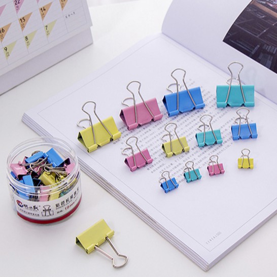 &lt;Video Review&gt; Set 12 Kẹp Bướm Kim Loại Giữ Giấy Ghi Chú Kẹp Tài Liệu Đánh Dấu Sách Đồ Dùng Văn Phòng Nhiều Màu U138