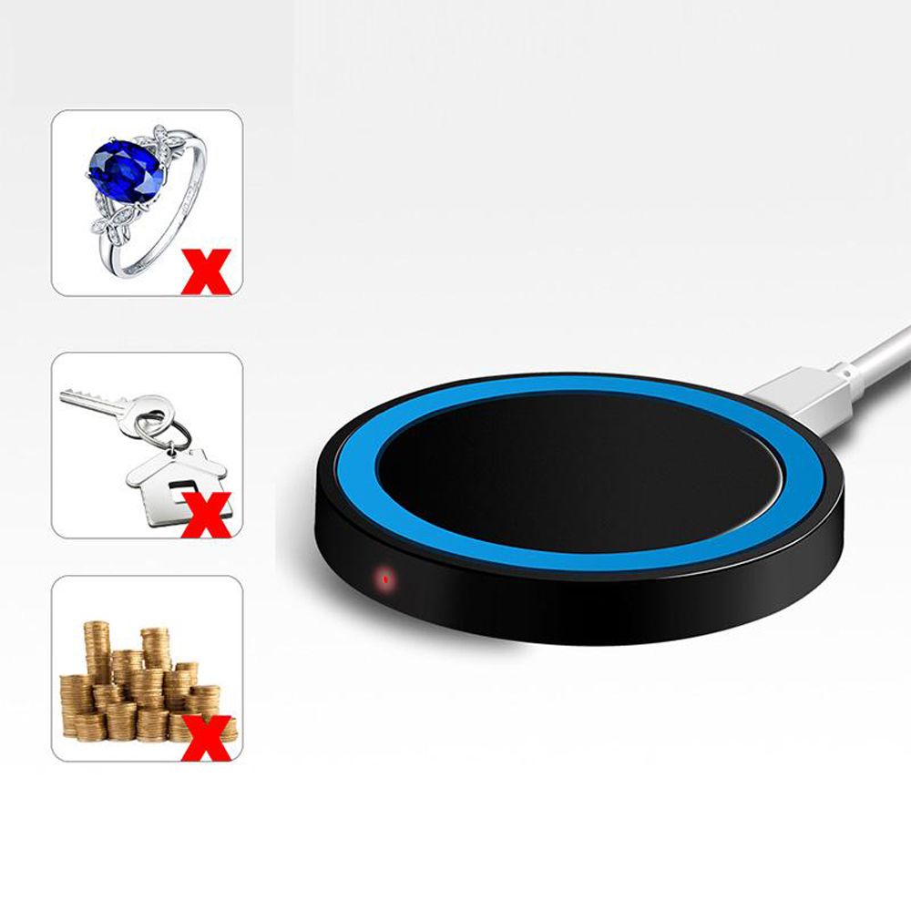 Đế sạc nhanh không dây siêu mỏng 5W chất lượng cao thích hợp cho Xiaomi Huawei
