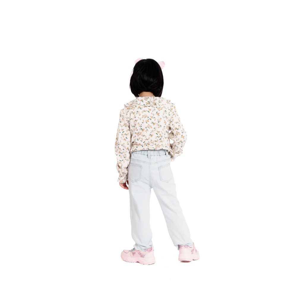 (3-7 tuổi) Áo sơ mi dài tay họa tiết hoa nhí thời trang Balabala dành cho bé gái 22023200208