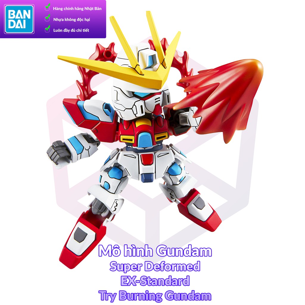 Mô hình Gundam Bandai SD EX 11 Try Burning Gundam EX standard Build Fighters