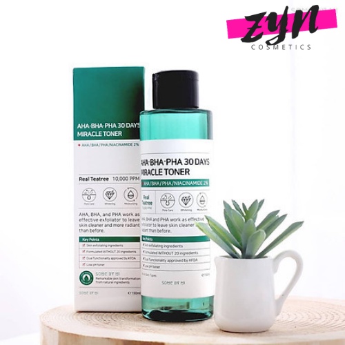 Nước Hoa Hồng Some By Mi AHA-BHA-PHA 30 Days Mracle Toner 150ml