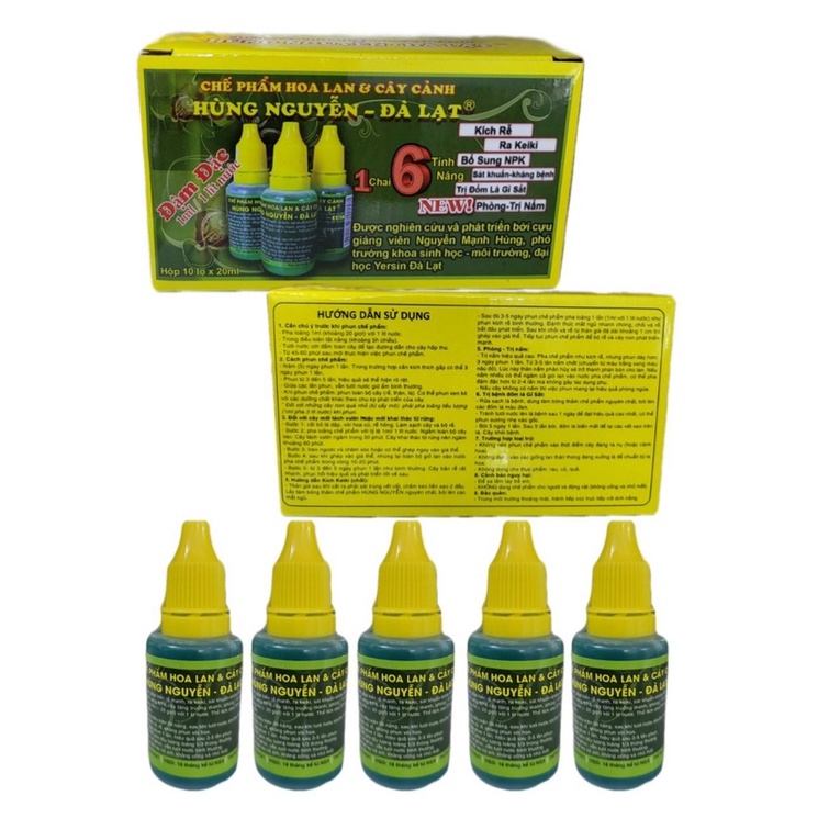 Chế Phẩm Hùng Nguyễn - Phân Bón Phong Lan - Kích Ra Hoa - Trị Nấm - Phòng Ngừa Bệnh