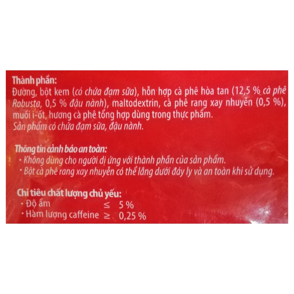 Cà Phê Gói Hòa Tan 3 in 1 G7  800g (50 x 16g)