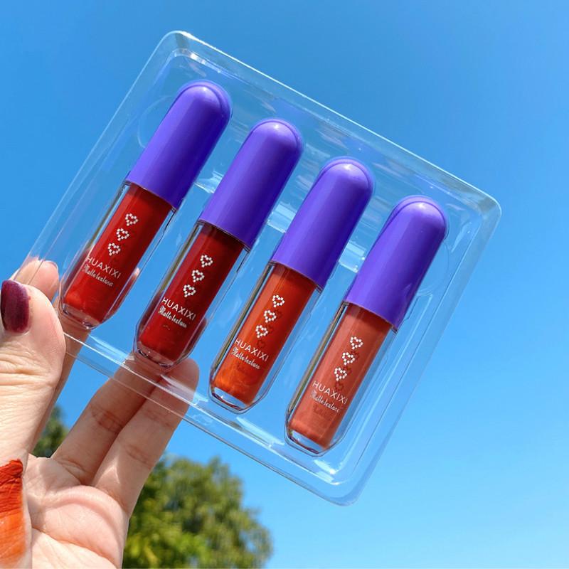 [Hàng mới về] Bộ 4 son nước mini lâu trôi hình viên con nhộng | BigBuy360 - bigbuy360.vn