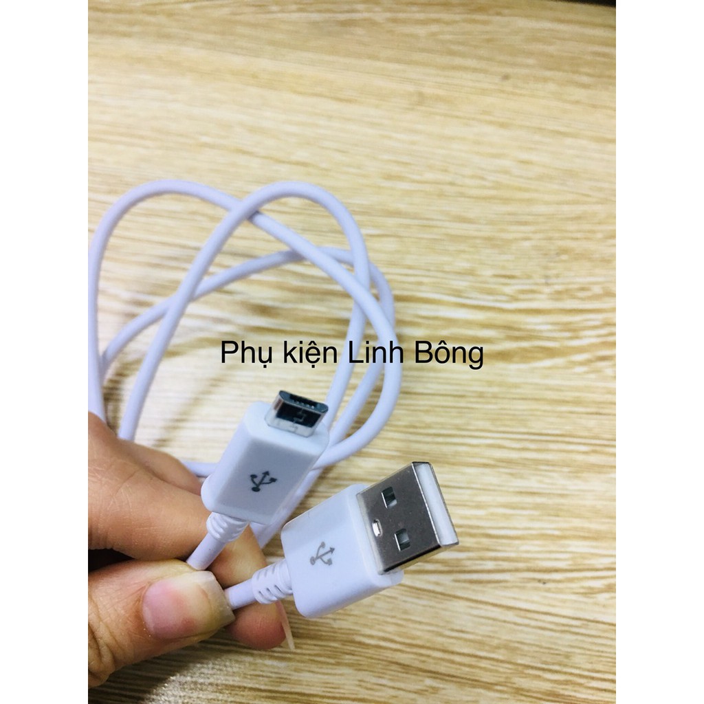 ( Ảnh thật) Dây cáp sạc samsung zin Micro USB dài 1 mét dây trắng