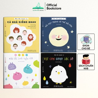 Sách - Ehon Màu sắc quanh ta nuôi dưỡng tâm hồn cho bé từ 3-6 tuổi (Bộ 4 quyển) - NPH Wabooks