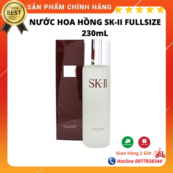 Nước hoa hồng SKII/ sk2/ sk-ii Facial treatment clear lotion SKII 230ml, chính hãng Nhật bản