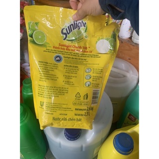 NƯớc Rửa Chén Bát Sunlight 2,6kg