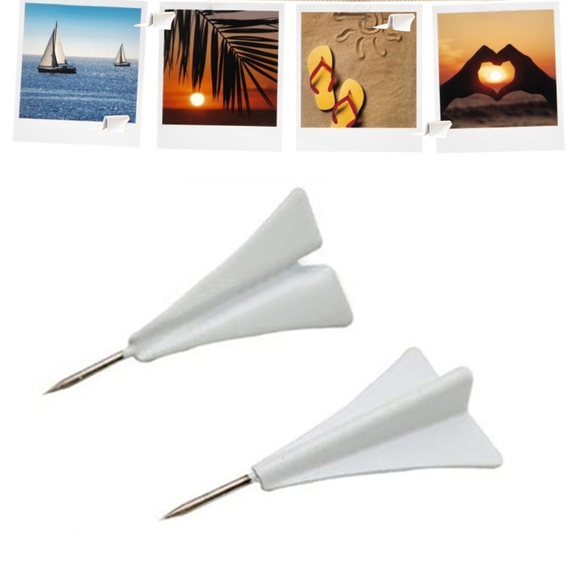 Set 12 Ghim Cài Bằng Thép Dùng Trưng Bày Ảnh / Tài Liệu Thiết Kế 3D Sáng Tạo