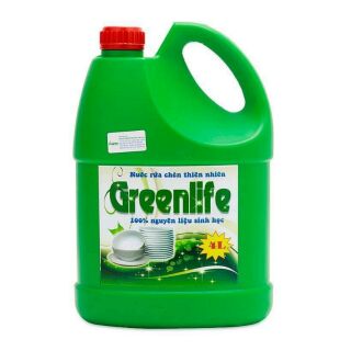 Nước rửa bát sinh học không mùi Greenlife