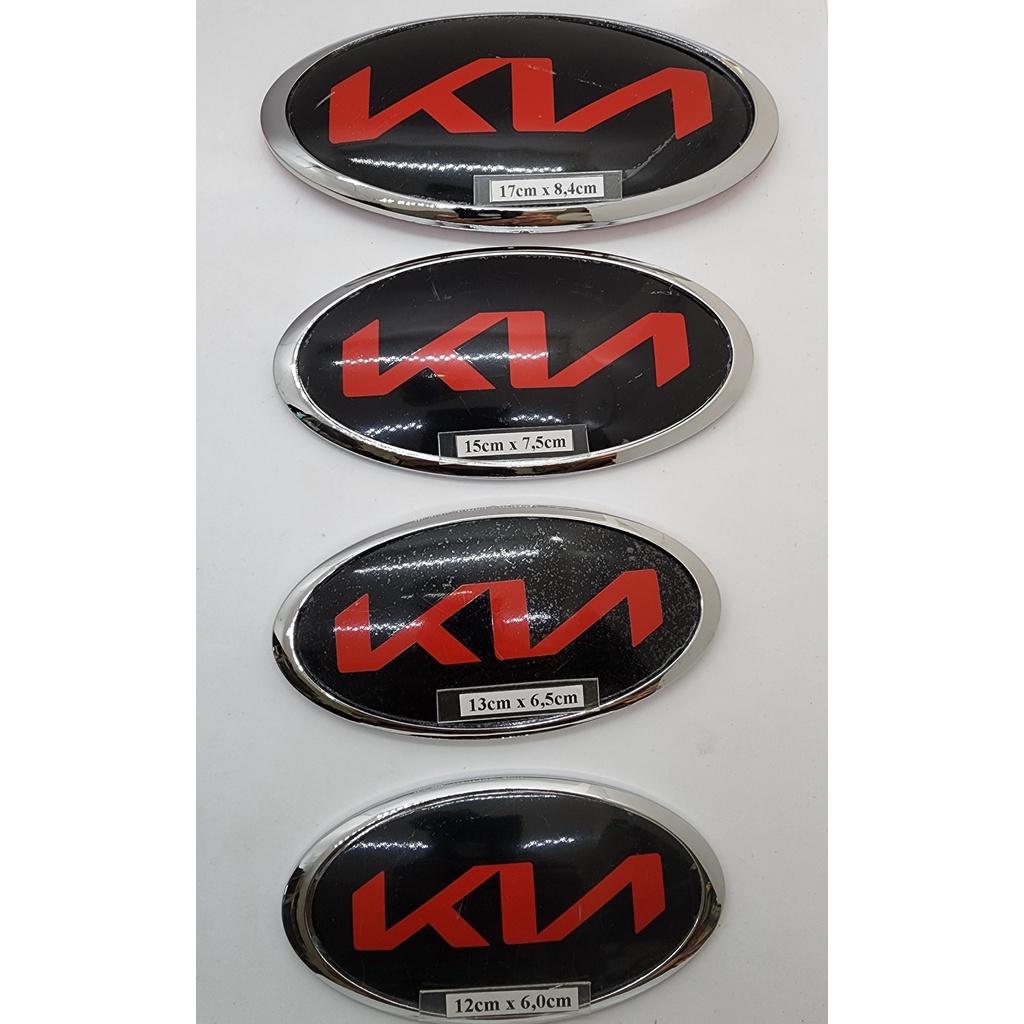 Bộ 2 Logo chính xe Kia Sedona/Carens/Morning