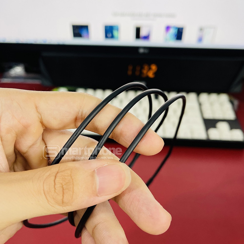 Cáp sạc IPmàu đen bảo hành 1 năm -Hàng