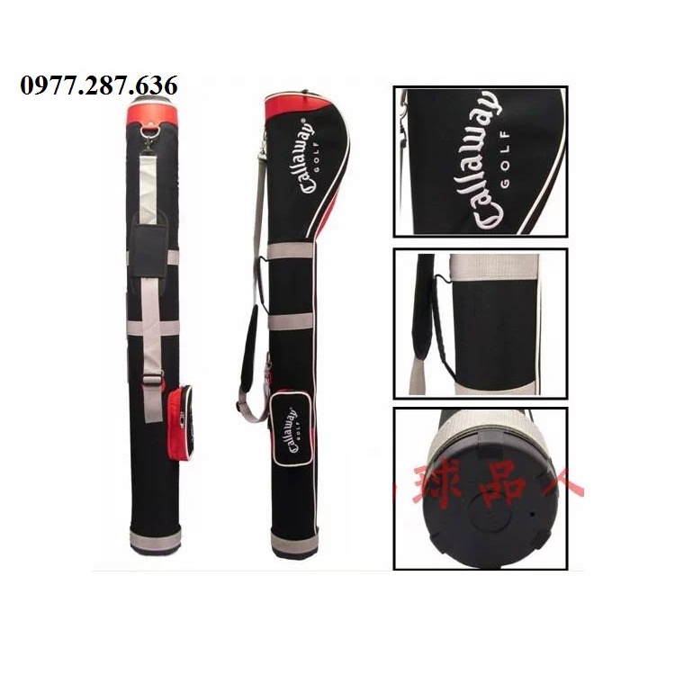 Túi đựng gậy golf size nhỏ mini Callaway đựng 5 - 7 gậy chống thấm nước dây đeo tiện lợi khi di chuyển TM049