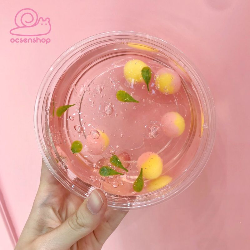 Slime Đào detox - Peach Detox slime (clear slime)