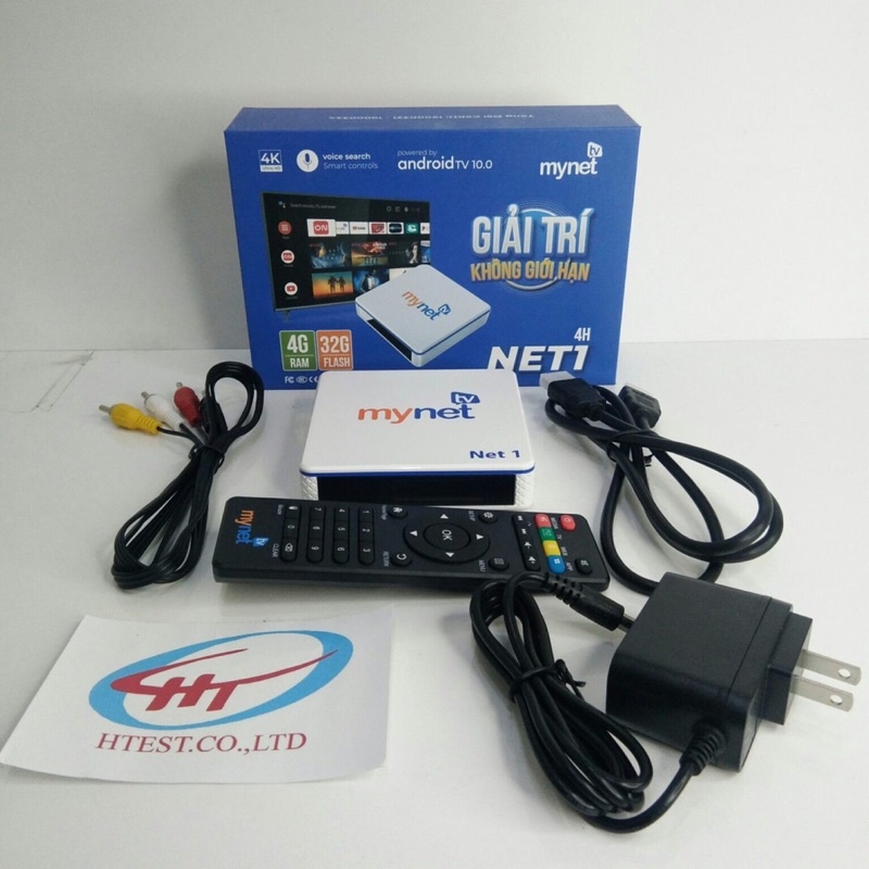 ANDROID BOX MYTV NET 4H (4G) -TÍCH HỢP ĐIỀU KHIỂN GIỌNG NÓI ANDROID ATV 9.0