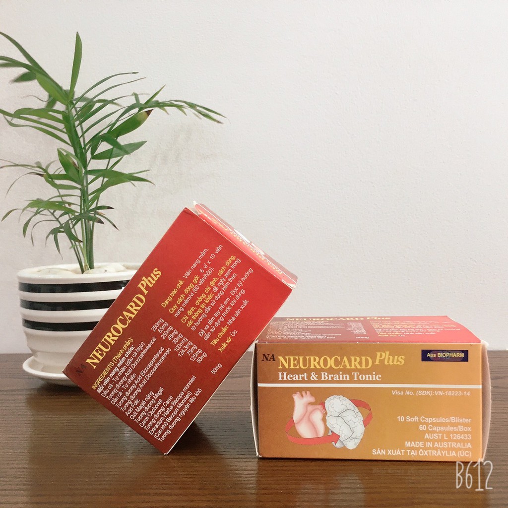 NA Neurocard Plus (Hộp 60 viên nang) Nhập Khẩu Úc Hàng Chính Hãng | BigBuy360 - bigbuy360.vn
