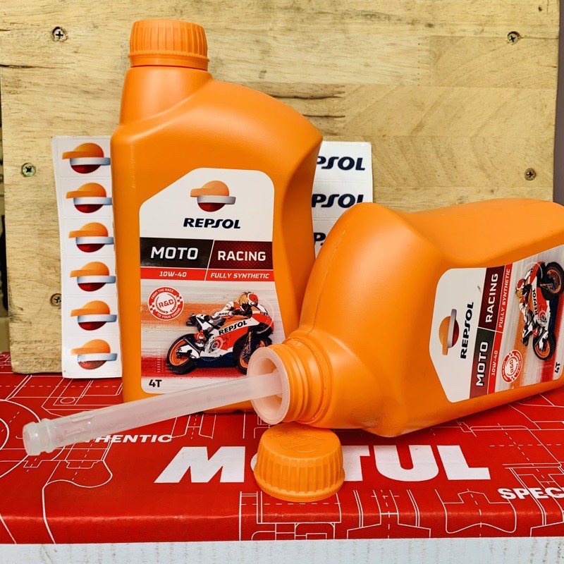 Repsol Châu Âu - Repsol Moto Racing 4T 10W-40 Made in Spain - Nhớt Cao Cấp Xe Đua