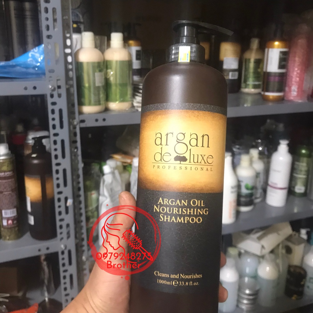 Cặp dầu gội xả ARGAN OIL DELUXE 1000ML HƯƠNG NƯỚC HOA 🎯️🎯️🎯
