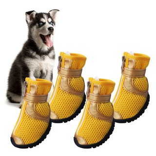 🐺Hành Tinh Thú Cưng Dễ Thương🐱Giày Lưới Thoáng Khí Chống Trượt Có Khóa Kéo Dành Cho Thú Cưng