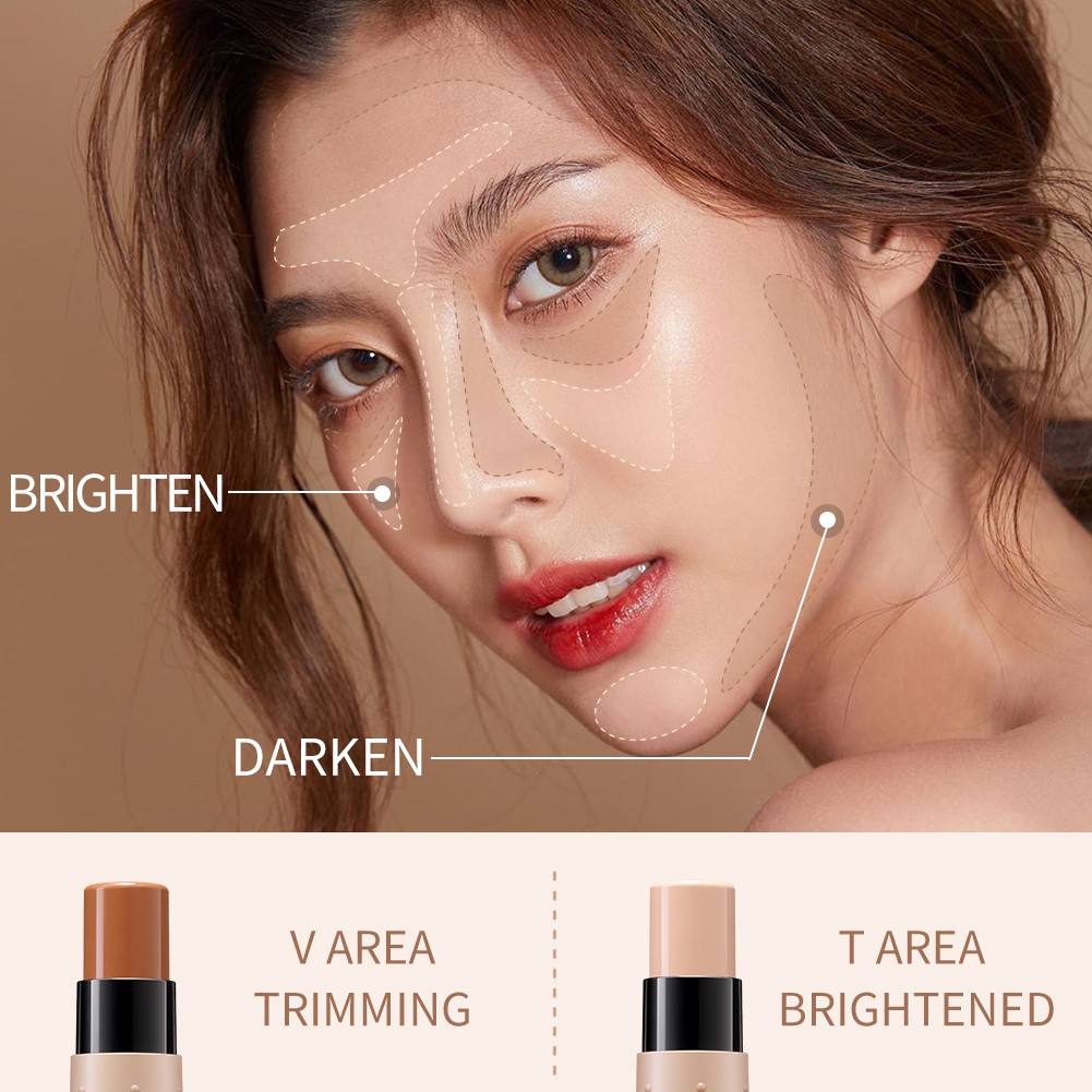 Thỏi Kem Tạo Khối Bắt Sáng Trang Điểm Tự Nhiên GECOMO