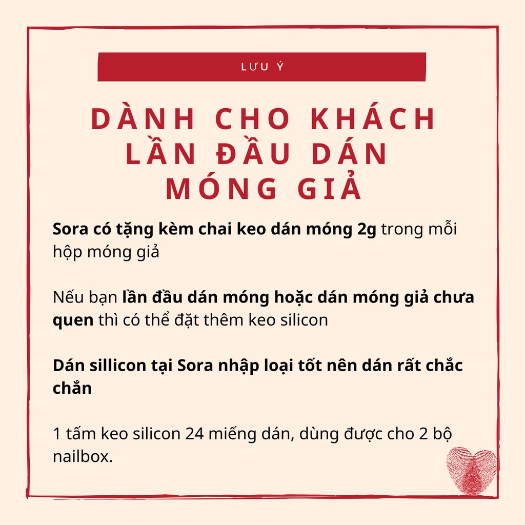 [Mã COSDAY giảm 8% đơn 150K] Móng Tay Giả ❤️SHIP 2H ❤️ Kèm Keo Dán Móng | R001-R049, R270 - R280, CHS