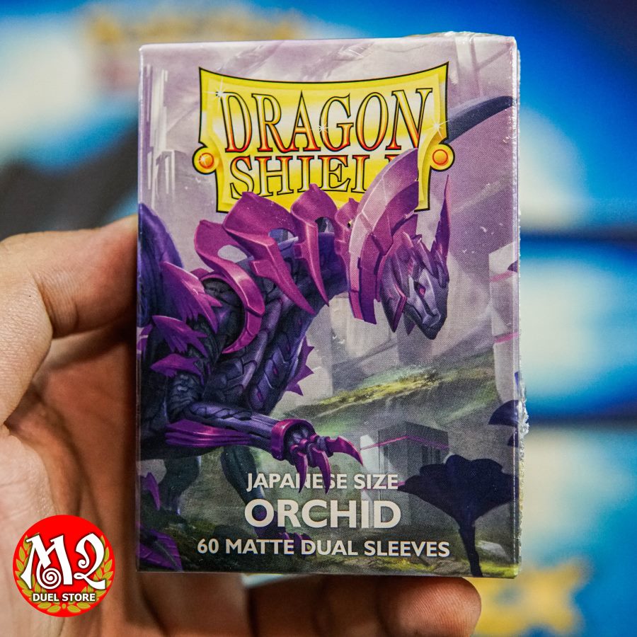 Bọc bài Yugioh Dragon Shield - Japanese size Dual Sleeves - Matte Orchid - 60 cái - Nhập khẩu từ USA