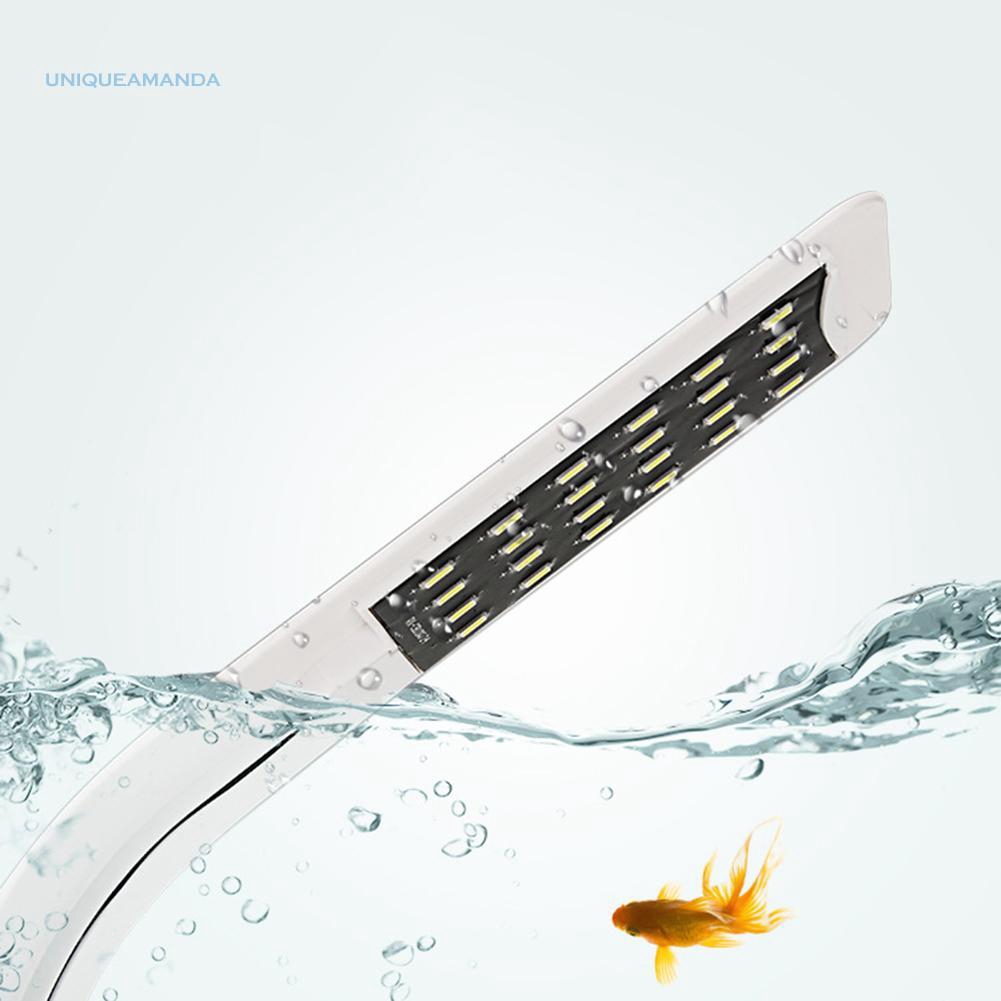 Super Slim 10W LED Waterproof Aquarium Light Fish Tank Plant Grow Clip Lamp Lighting