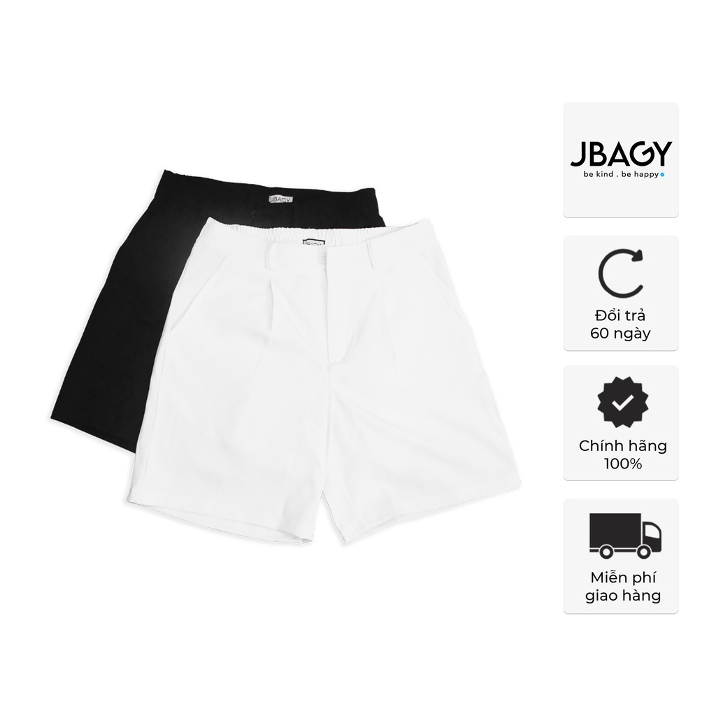 Quần short kaki ống rộng cạp chun 1 phần thoáng mát, Quần ngố nam kaki cao cấp Thương Hiệu JBAGY - JN0102