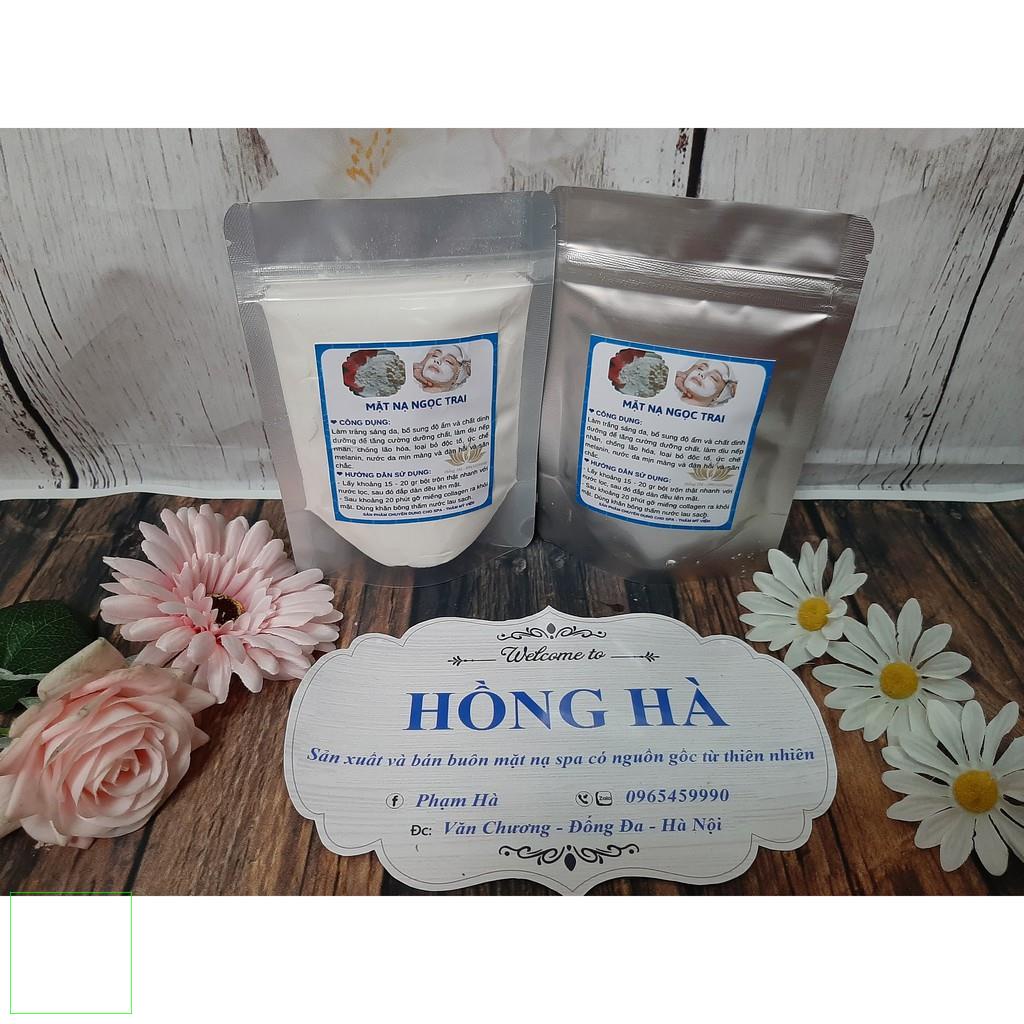 500gr Bột dẻo Ngọc Trai - Mặt nạ Ngọc Trai trắng da mịn màng handmade