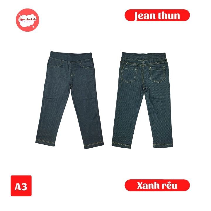 Quần legging giả jean cho bé gái từ 9-21kg - quần leggin - Tomchuakids