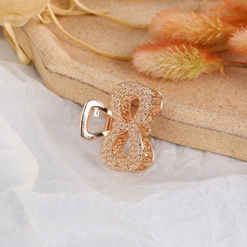 Set 5 Kẹp Tóc  Vàng Đồng Cực Xinh Hàng Cao Cấp Phong Cách Hàn Quốc