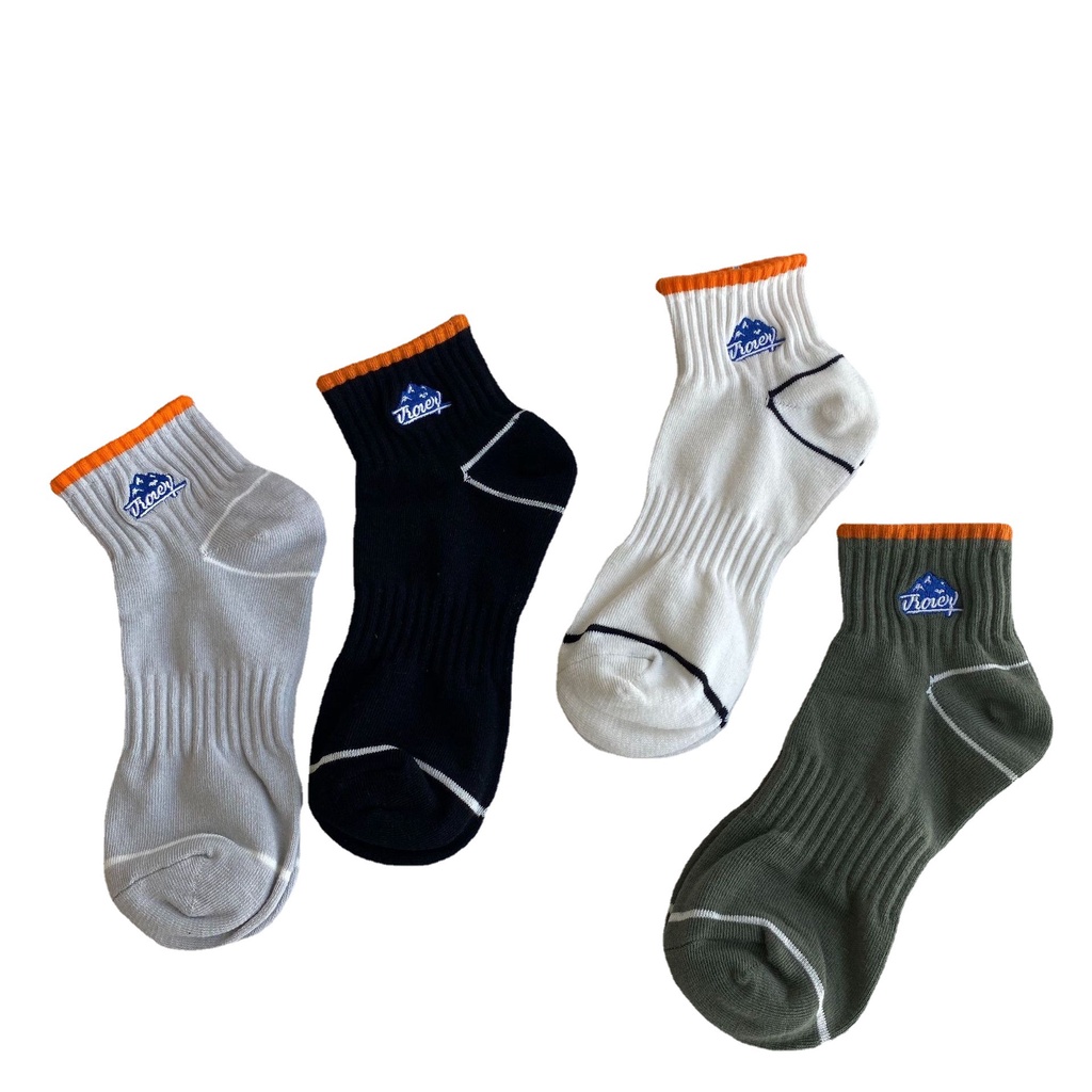 Vớ thể thao WAFNHAD 438 bằng cotton màu trơn họa tiết núi tuyết thời trang dành cho nam