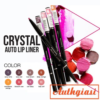 Chì vặn kẻ viền môi hai đầu Crystal Auto Lip Liner Hàn Quốc