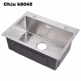Chậu đơn rửa bát inox 304