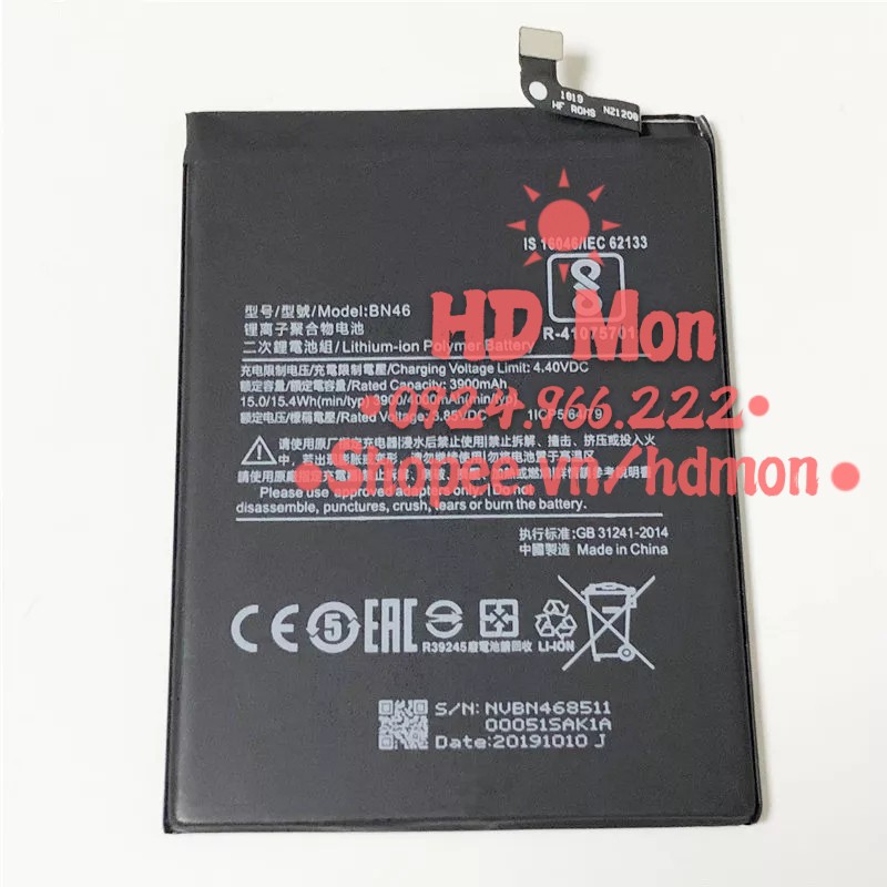 Pin Redmi 7 BN46 - Tặng Seal Dán Pin