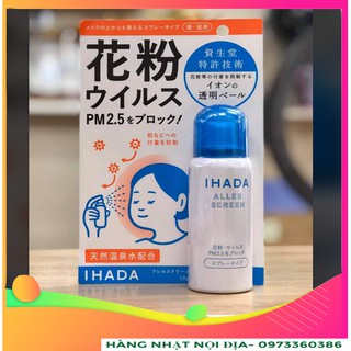 Xịt kháng khuẩn bụi mịn ihada nhật bản