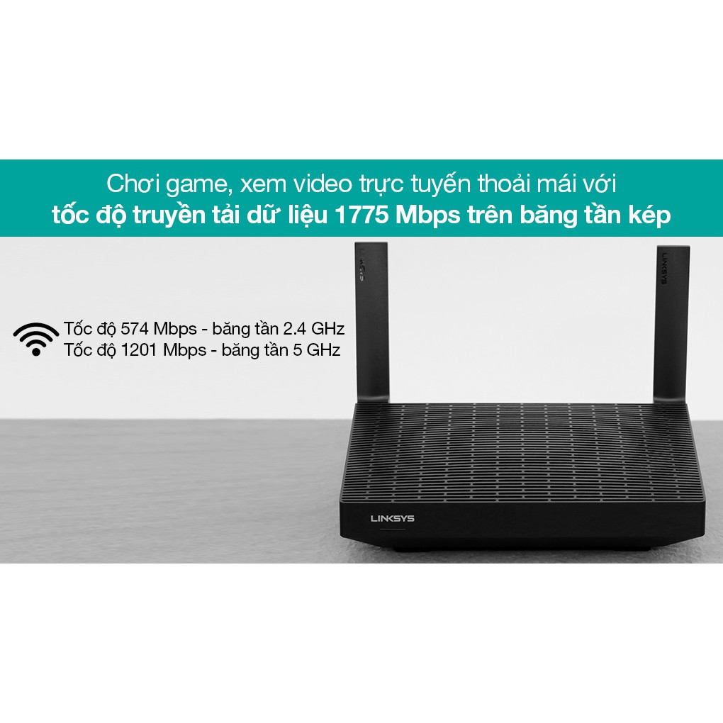 Bộ phát Wifi Chuẩn Wifi 6 Linksys Max Stream MR7350 AX1800