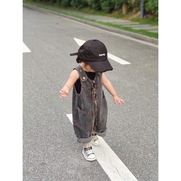Đồ yếm jean dài cho bé trai và gái hàng quảng châu