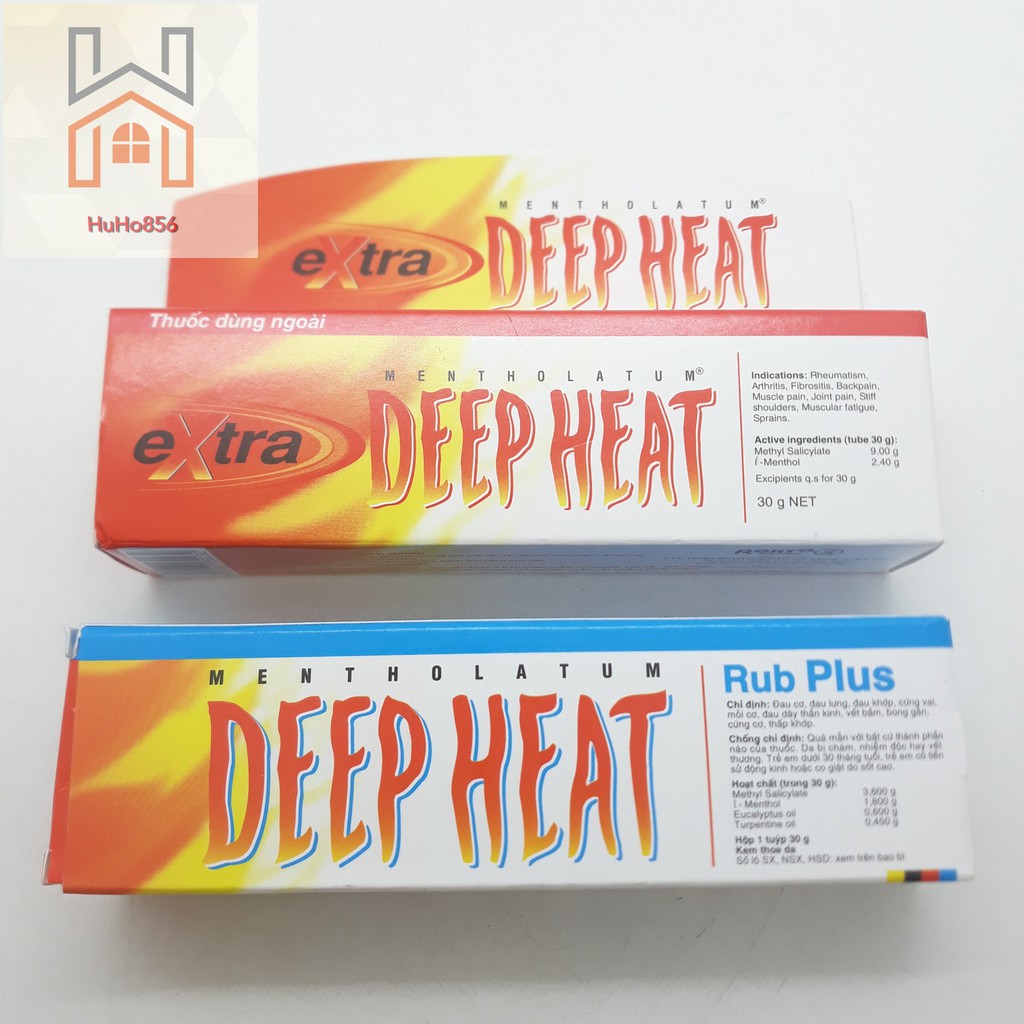 DEEP HEAT EXTRA 30g & DEEP HEAT RUB PLUS 30g