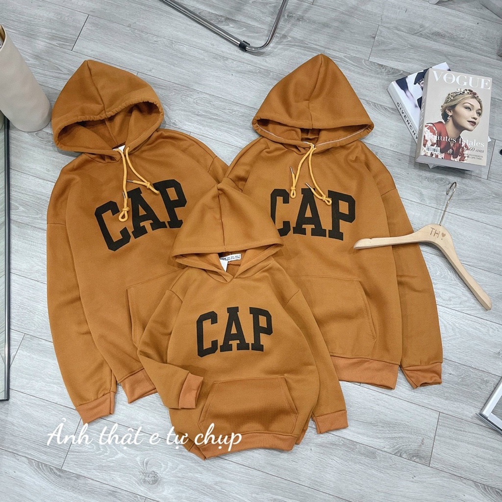 A210- ÁO GIA ĐÌNH HOODI NÂU GAP | BigBuy360 - bigbuy360.vn