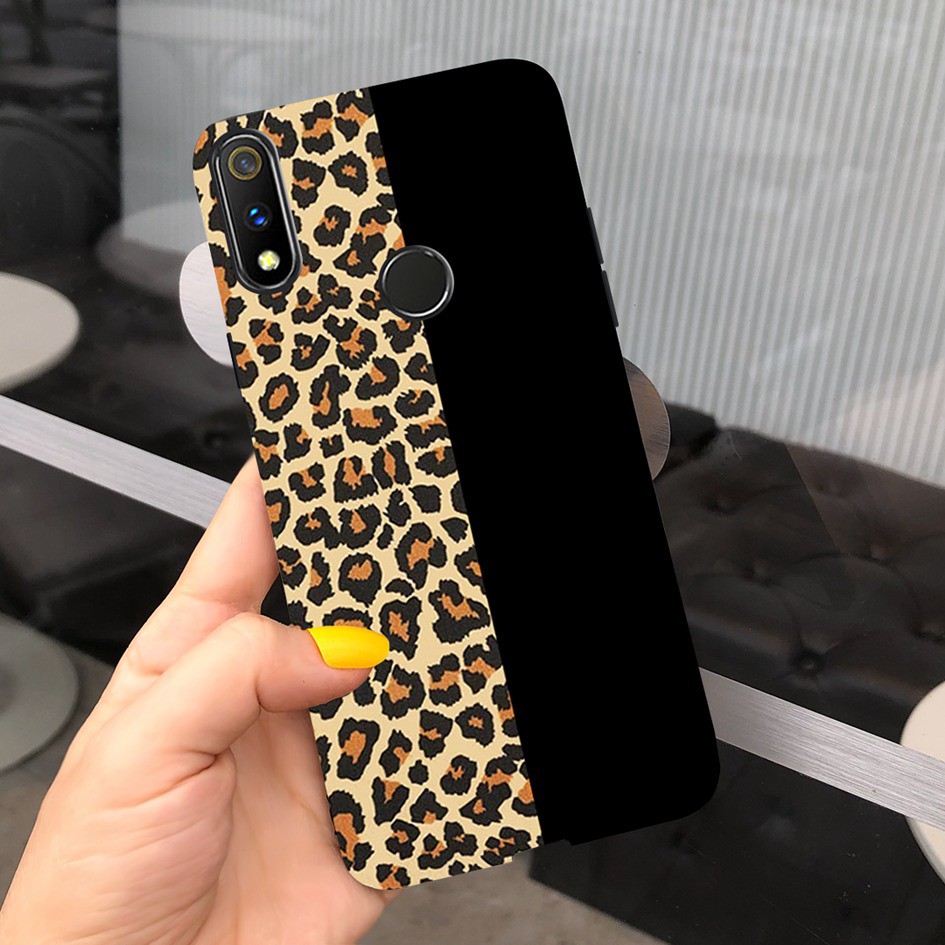 Ốp điện thoại dẻo họa tiết hoa xinh xắn thời trang cho Oppo Realme 3/ 3 Pro Realme3 3i 3pro Rmx1851 Rmx1821 Rmx1827
