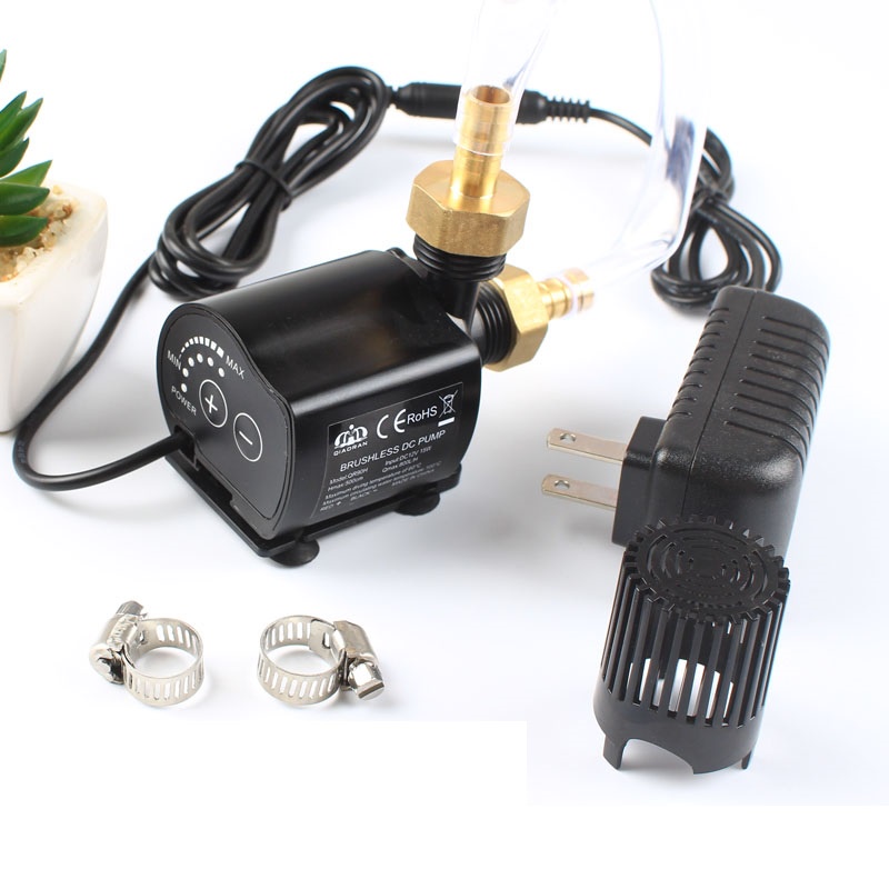 BƠM MINI 12V-15W  ĐIỀU CHỈNH ĐƯỢC LƯU LƯỢNG- phụ kiện thủy sinh - shopleo