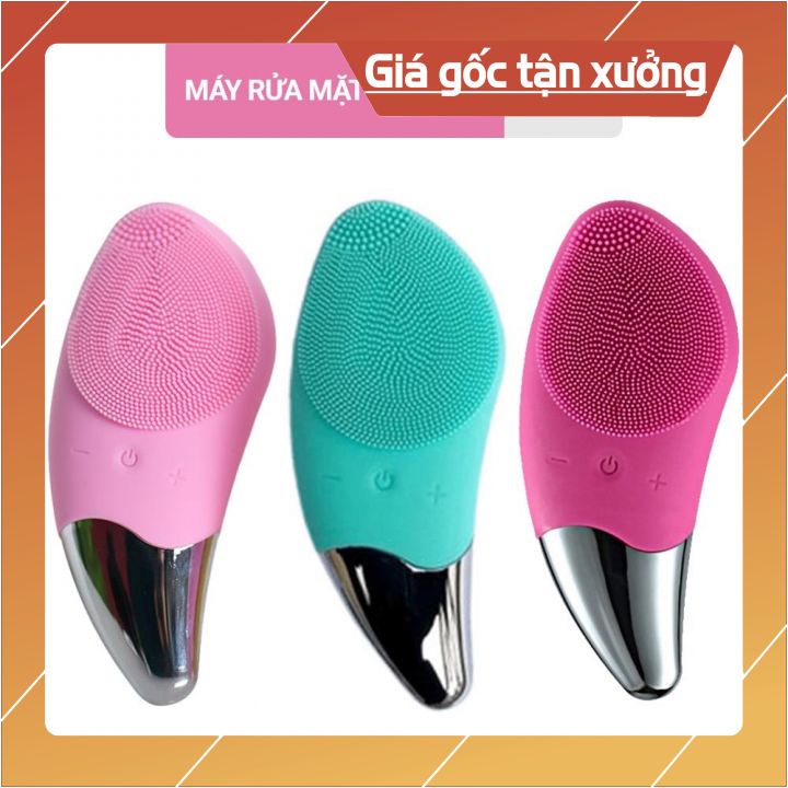 MÁY RỬA MẶT MASSAGE NÂNG CƠ MẶT 3IN1 SONIC FACIAL BRUSH CAO CẤP( màu xanh) giúp da thư giãn giảm căng thẳng