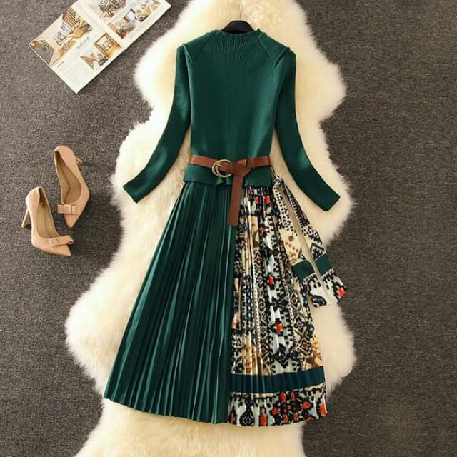 Váy len quảng châu cao cấp