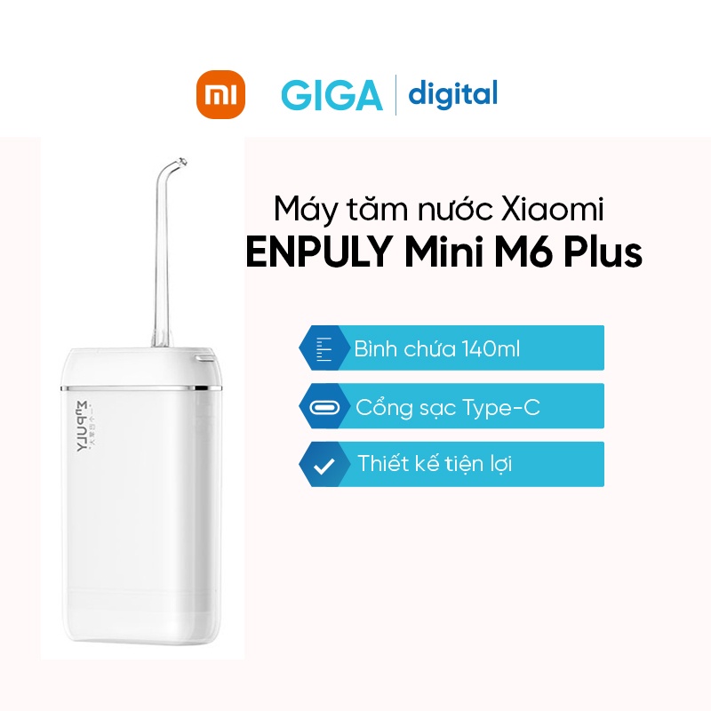 Máy tăm nước Xiaomi ENPULY Mini M6 Plus kháng nước IPX8 thuận tiện