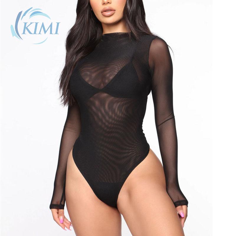 Jumpsuit Xuyên Thấu Gợi Cảm Cho Nữ