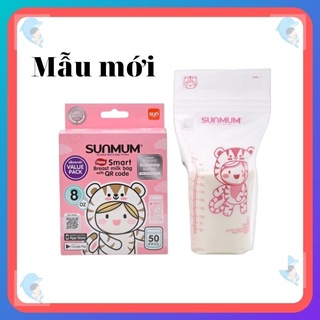 Túi Trữ Sữa Sunmum Không Mùi 3 Khóa Zip Chính Hãng Nguyên Tem An Toàn Giúp Bảo Quản Sữa Tốt Hơn